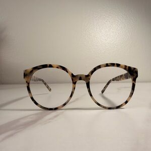 Round Tortoiseshell Women's Glasses - Neutral Tortoise Frame